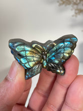 Load image into Gallery viewer, Blue Labradorite Butterfly Carving LA125
