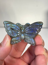 Load image into Gallery viewer, Blue Labradorite Butterfly Carving LA132
