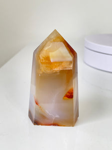 Carnelian High-Grade Crystal Tower T161a