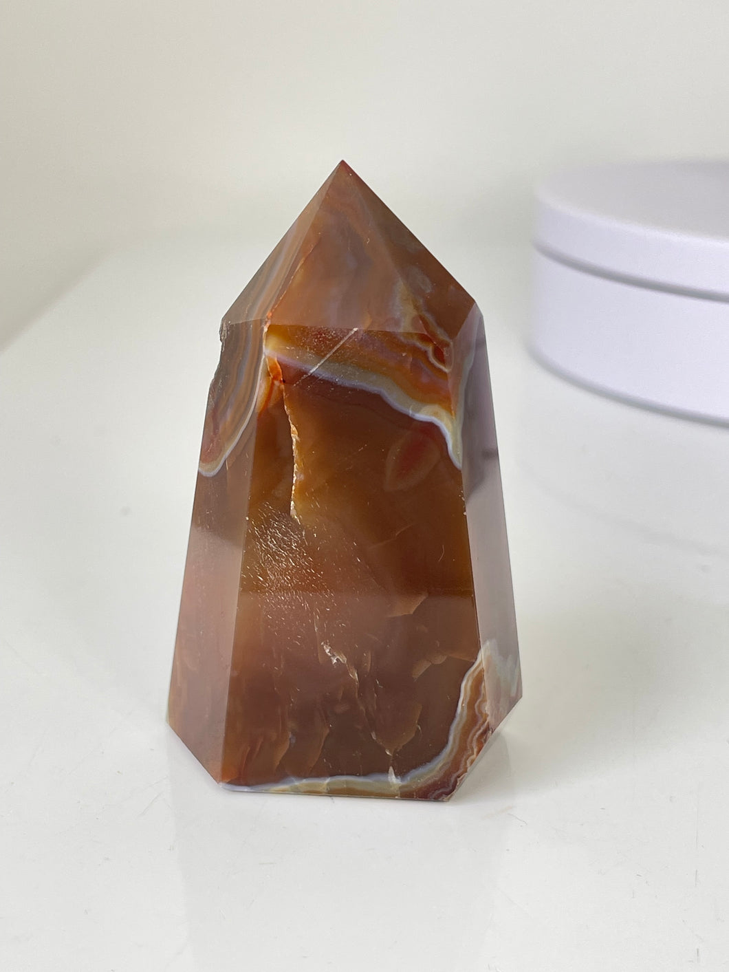 Carnelian High-Grade Crystal Tower T162a