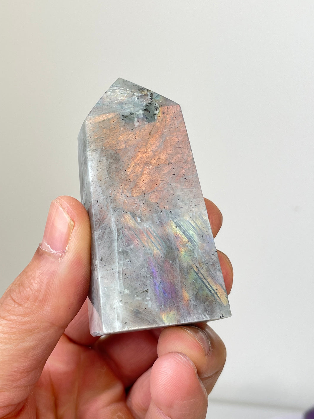 Fire Labradorite Tower Rare T168a