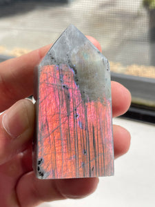 Fire Labradorite Tower Rare T169a