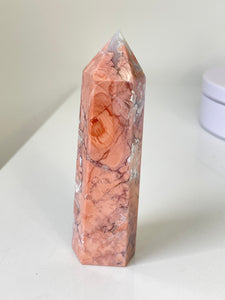 Pink Agate Tower High Grade T191a