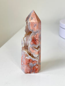 Pink Agate Tower High Grade T194a