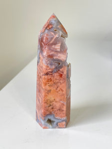 Pink Agate Tower High Grade T194a