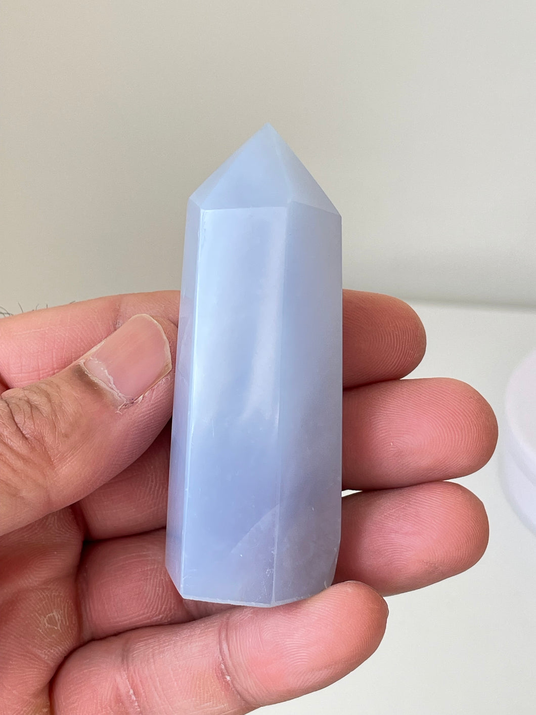 Blue Chalcedony Tower High Grade T202a