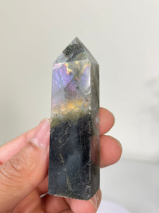 Purple Labradorite Tower Rare T199a