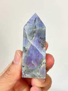 Purple Labradorite Tower Rare T170a