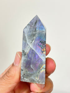 Purple Labradorite Tower Rare T170a