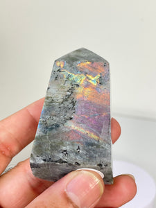 Purple Labradorite Tower Rare T171a