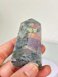 Purple Labradorite Tower Rare T171a