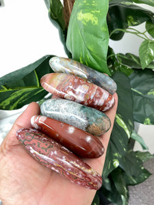 Ocean Jasper Palm Stone Natural x 1 PS031