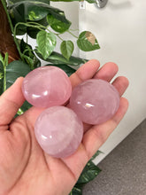 Load image into Gallery viewer, Rose Quartz Palm Stone Natural x 1 PS023
