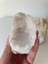 Load image into Gallery viewer, Moroccan Quartz Geode Pair (140mm) QG063
