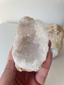 Moroccan Quartz Geode Pair (140mm) QG063