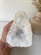 Load image into Gallery viewer, Moroccan Quartz Geode Pair (140mm) QG068
