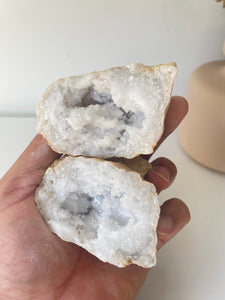 Moroccan Quartz Geode Pair (90mm) QG073