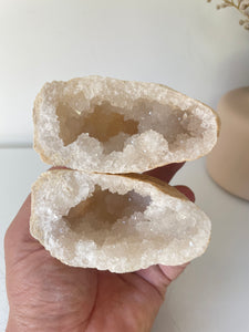 Moroccan Quartz Geode Pair (90mm) QG074