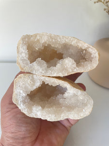 Moroccan Quartz Geode Pair (90mm) QG074