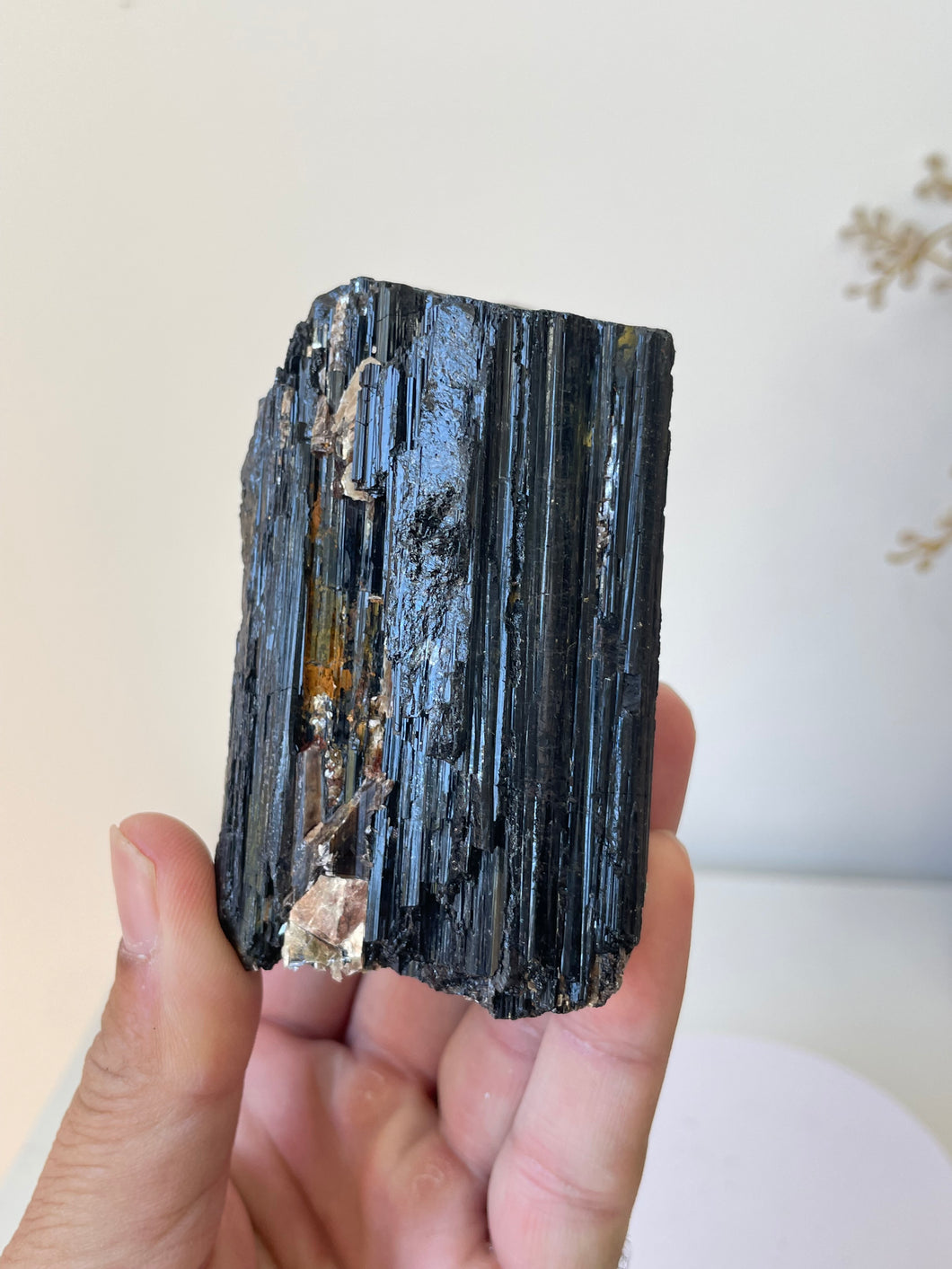 Black Tourmaline Raw High Grade RC033