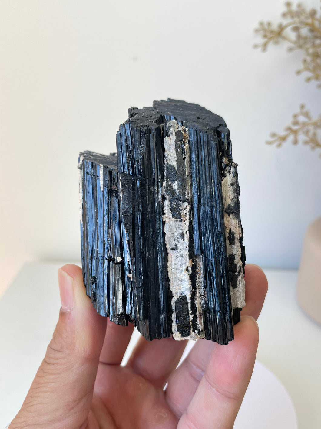 Black Tourmaline Raw High Grade RC034