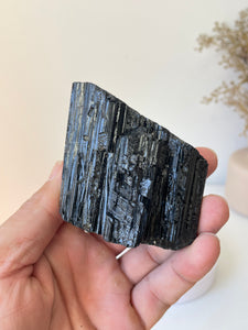 Black Tourmaline Raw High Grade RC038