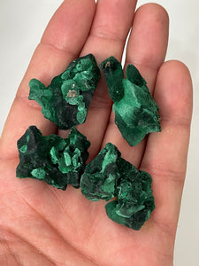 1 x Raw Velvet Malachite Natural High Grade ML086