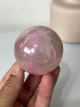 Load image into Gallery viewer, Aura Rose Quartz High Grade Crystal Sphere S200
