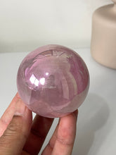 Load image into Gallery viewer, Aura Rose Quartz High Grade Crystal Sphere S202
