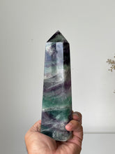 Load image into Gallery viewer, Large Fluorite Crystal Tower T245a
