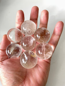 1 x Quartz High Grade Crystal Sphere S214