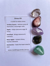 Load image into Gallery viewer, Stress Relief Crystal Kit Gift Pack K1
