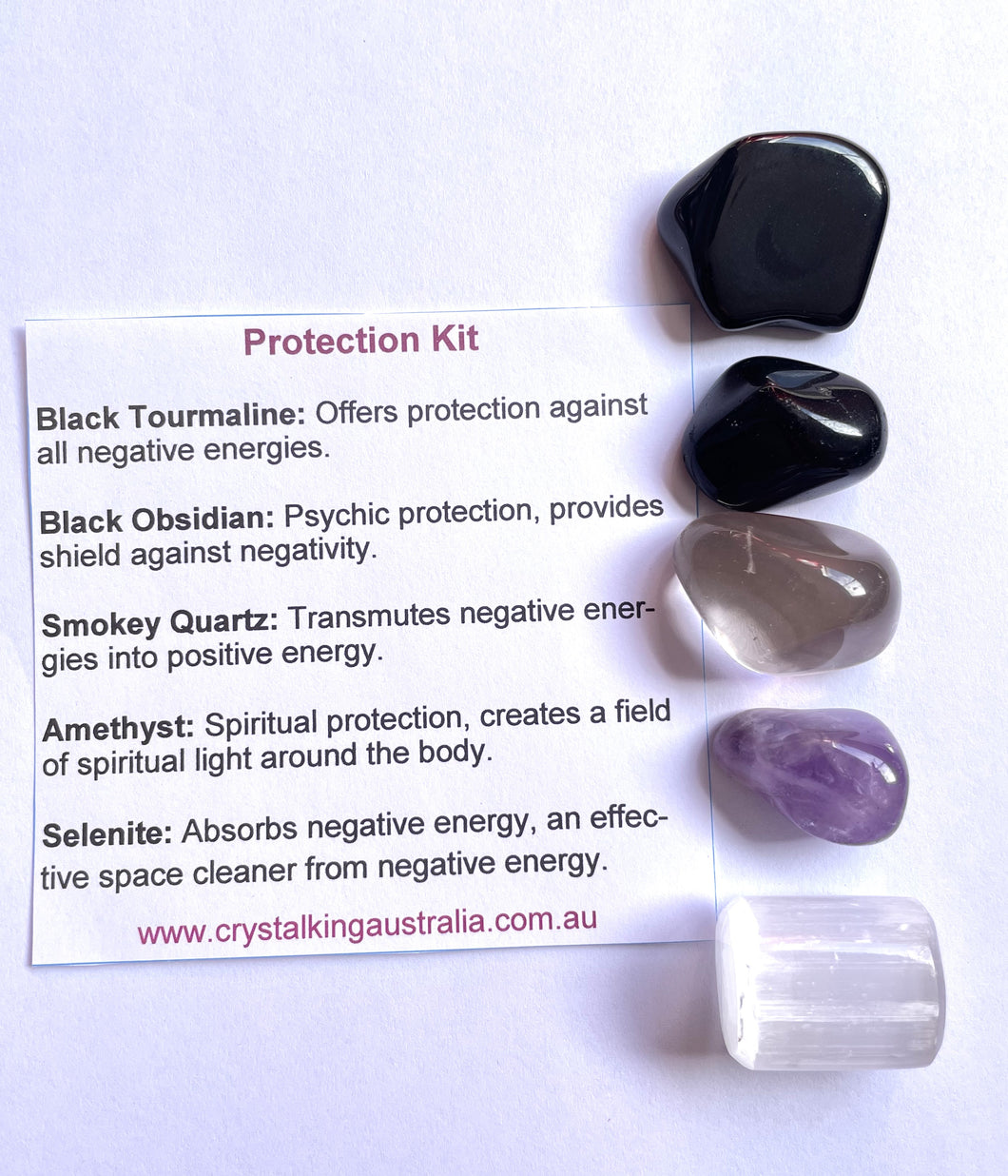 Protection Crystal Kit Gift Pack K2