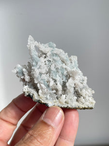 Blue Coral Chalcedony Stalactite Clusters G082