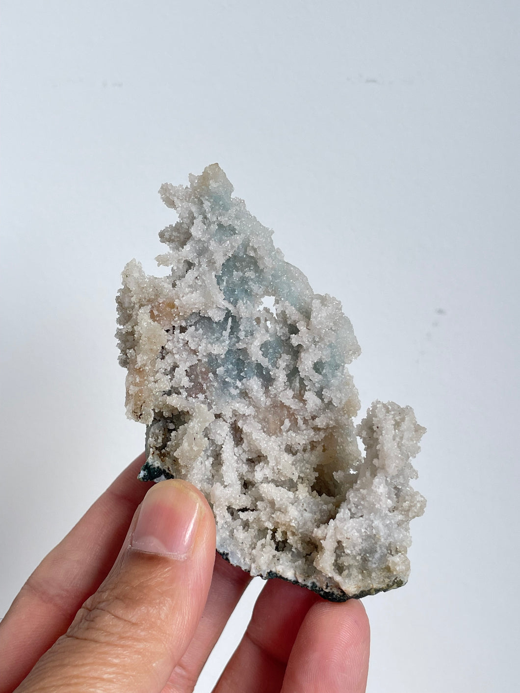 Blue Coral Chalcedony Stalactite Clusters G084