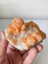 Load image into Gallery viewer, Stilbite with Prehnite Crystal Cluster AP573a
