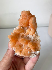 Stilbite with Prehnite Crystal Cluster AP574a