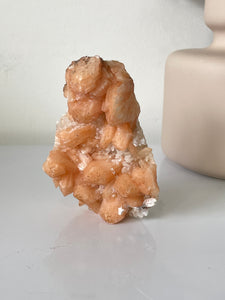 Stilbite with Prehnite Crystal Cluster AP574a