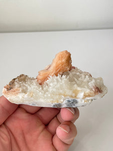 Stilbite with Prehnite Crystal Cluster AP581a