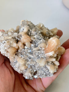 Heulandite & Stilbite Natural Cluster AP585a