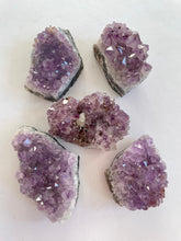 Load image into Gallery viewer, Bulk Lot Amethyst clusters (pack of 5) - K301
