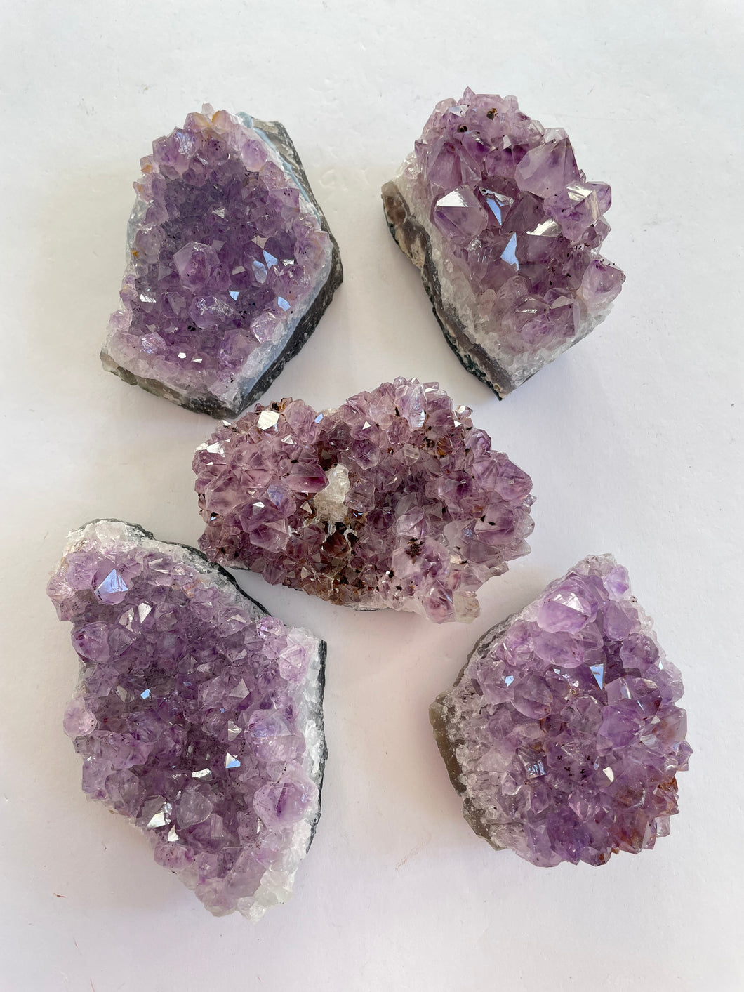 Bulk Lot Amethyst clusters (pack of 5) - K301