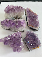 Load image into Gallery viewer, Bulk Lot Amethyst clusters (pack of 5) - K302
