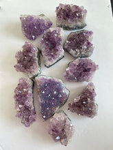 Load image into Gallery viewer, Bulk Lot Amethyst clusters (pack of 10) - K306
