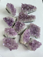 Load image into Gallery viewer, Bulk Lot Amethyst clusters (pack of 10) - K307)
