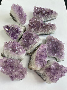 Bulk Lot Amethyst clusters (pack of 10) - K307)