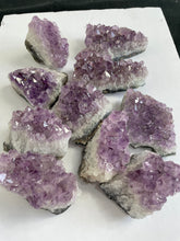 Load image into Gallery viewer, Bulk Lot Amethyst clusters (pack of 10) - K307)
