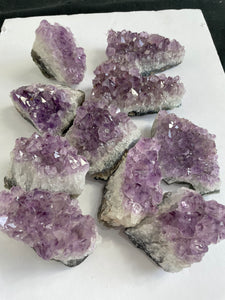 Bulk Lot Amethyst clusters (pack of 10) - K307)