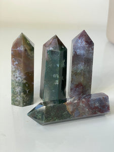 1 x Ocean Jasper Crystal Tower T979