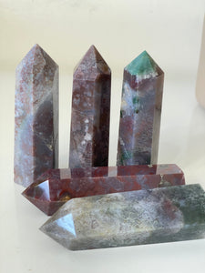 1 x Ocean Jasper Crystal Tower T981